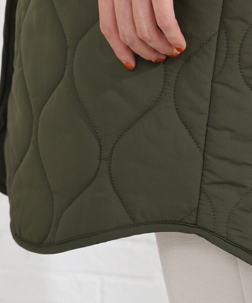 SHOO・LA・RUE（シューラルー）の「◆ボア切替キルティング中綿コート（その他アウター・レディース・ブラック/カーキ/サンドベージュ・03/02/04）」の15枚目の写真