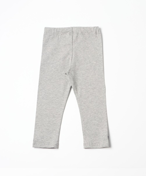 trois lapins kp（トロワラパンケーピー）の「お花モチーフの10分丈レギンス(80-90cm)（レギンス/スパッツ・キッズ・ブラック/杢グレー・90cm/80ｃｍ）」の4枚目の写真