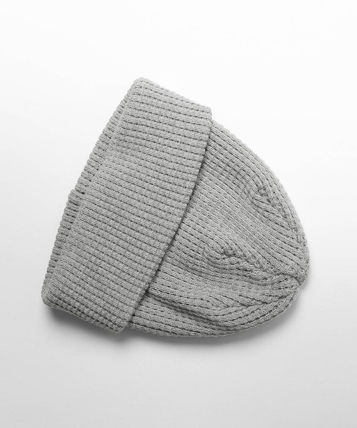 Healthknit（ヘルスニット）の「【Healthknit】【日本製】　ニットキャップ（ニットキャップ/ビーニー・メンズ・ブラック/グレー/カーキ/ライトブラウン/オートミール・FREE）」の2枚目の写真