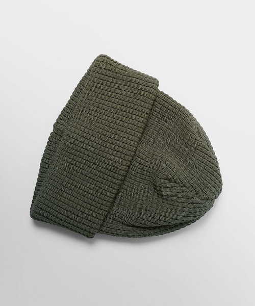 Healthknit（ヘルスニット）の「【Healthknit】【日本製】　ニットキャップ（ニットキャップ/ビーニー・メンズ・ブラック/グレー/カーキ/ライトブラウン/オートミール・FREE）」の5枚目の写真