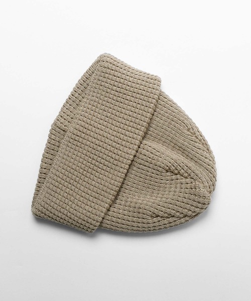 Healthknit（ヘルスニット）の「【Healthknit】【日本製】　ニットキャップ（ニットキャップ/ビーニー・メンズ・ブラック/グレー/カーキ/ライトブラウン/オートミール・FREE）」の9枚目の写真