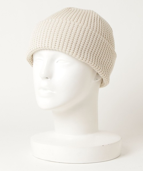 Healthknit（ヘルスニット）の「【Healthknit】【日本製】　ニットキャップ（ニットキャップ/ビーニー・メンズ・ブラック/グレー/カーキ/ライトブラウン/オートミール・FREE）」の12枚目の写真