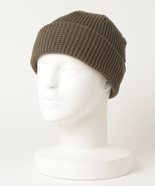 Healthknit（ヘルスニット）の「【Healthknit】【日本製】　ニットキャップ（ニットキャップ/ビーニー・メンズ・ブラック/グレー/カーキ/ライトブラウン/オートミール・FREE）」の13枚目の写真