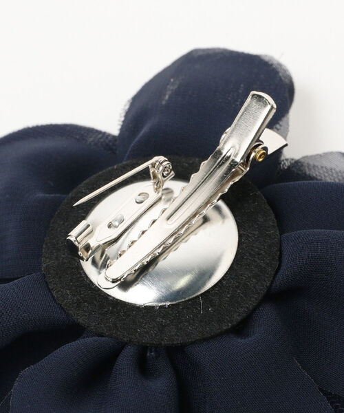 B:MING by BEAMS(ビーミングバイビームス)の「B:MING by BEAMS / チュール フラワー コサージュ(ブローチ/コサージュ・レディース・ネイビー/グレー・FREE)」の8枚目の写真