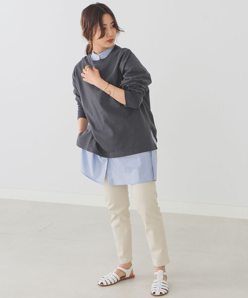 B:MING by BEAMS（ビーミングバイビームス）の「B:MING by BEAMS / ストレッチ テーパード パンツ 22SS（その他パンツ・レディース・ブラック/ベージュ/イエロー/アイボリー/ブルー系その他・SMALL/MEDIUM/LARGE）」の21枚目の写真