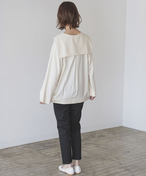 B:MING by BEAMS（ビーミングバイビームス）の「B:MING by BEAMS / ストレッチ テーパード パンツ 22SS（その他パンツ・レディース・ブラック/ベージュ/イエロー/アイボリー/ブルー系その他・SMALL/MEDIUM/LARGE）」の9枚目の写真