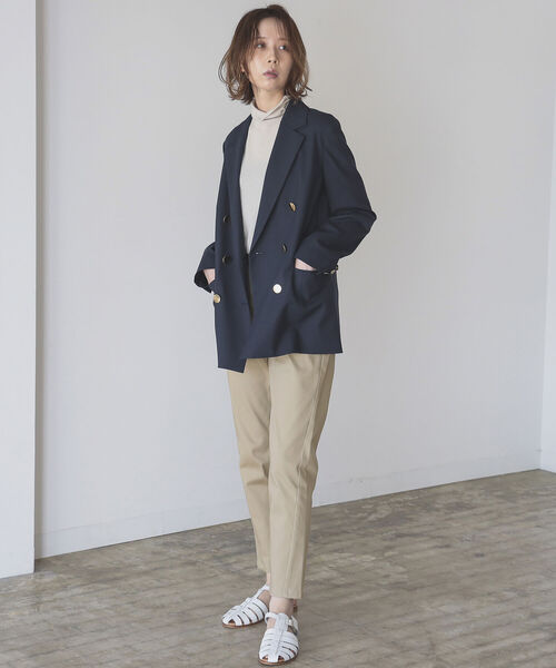 B:MING by BEAMS（ビーミングバイビームス）の「B:MING by BEAMS / ストレッチ テーパード パンツ 22SS（その他パンツ・レディース・ブラック/ベージュ/イエロー/アイボリー/ブルー系その他・SMALL/MEDIUM/LARGE）」の19枚目の写真