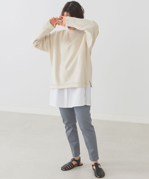 B:MING by BEAMS（ビーミングバイビームス）の「B:MING by BEAMS / ストレッチ テーパード パンツ 22SS（その他パンツ・レディース・ブラック/ベージュ/イエロー/アイボリー/ブルー系その他・SMALL/MEDIUM/LARGE）」の10枚目の写真