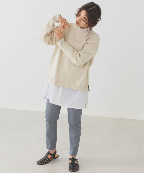 B:MING by BEAMS（ビーミングバイビームス）の「B:MING by BEAMS / ストレッチ テーパード パンツ 22SS（その他パンツ・レディース・ブラック/ベージュ/イエロー/アイボリー/ブルー系その他・SMALL/MEDIUM/LARGE）」の18枚目の写真