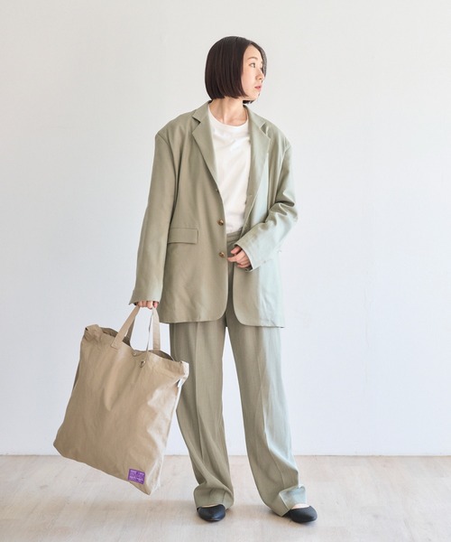 PR01.(ピーアールワン)の「「N/ordinary」CRUMPLE 3WAY SHOULDER BAG (BIG)(ショルダーバッグ・メンズ・ブラック/ベージュ/パープル/カーキ/イエロー/レオパード・FREE)」の19枚目の写真