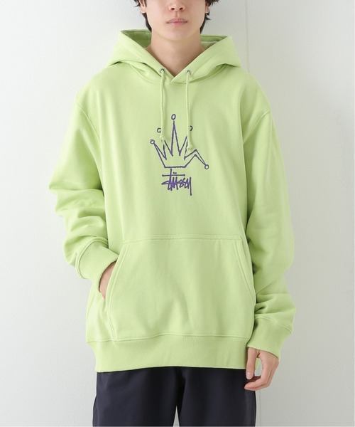 STUSSY（ステューシー）の「【STUSSY / ステューシー】Broken Crown Hood（パーカー・メンズ・チャコールグレー/ブラック/グリーン・MEDIUM/LARGE/X-LARGE）」の3枚目の写真