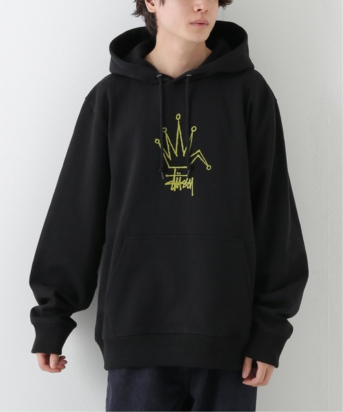 STUSSY（ステューシー）の「【STUSSY / ステューシー】Broken Crown Hood（パーカー・メンズ・チャコールグレー/ブラック/グリーン・MEDIUM/LARGE/X-LARGE）」の2枚目の写真