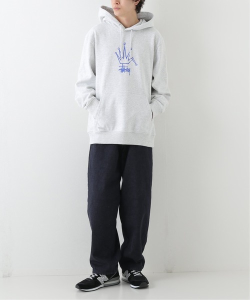STUSSY（ステューシー）の「【STUSSY / ステューシー】Broken Crown Hood（パーカー・メンズ・チャコールグレー/ブラック/グリーン・MEDIUM/LARGE/X-LARGE）」の4枚目の写真