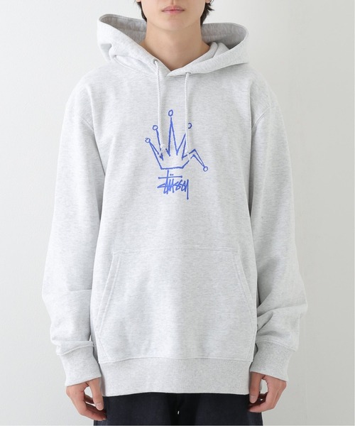 STUSSY（ステューシー）の「【STUSSY / ステューシー】Broken Crown Hood（パーカー・メンズ・チャコールグレー/ブラック/グリーン・MEDIUM/LARGE/X-LARGE）」の5枚目の写真