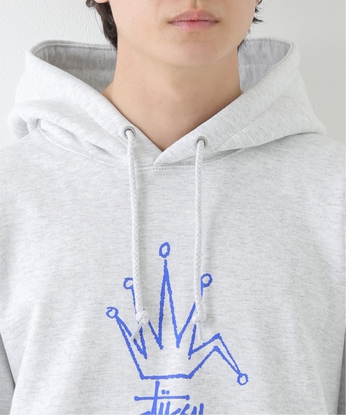 STUSSY（ステューシー）の「【STUSSY / ステューシー】Broken Crown Hood（パーカー・メンズ・チャコールグレー/ブラック/グリーン・MEDIUM/LARGE/X-LARGE）」の8枚目の写真
