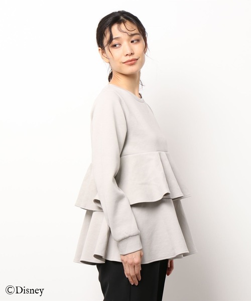 Maison de FLEUR（メゾンドフルール）の「Aurora/ダンボールプルオーバー（Tシャツ/カットソー・レディース・ライトグレー・FREE）」の11枚目の写真