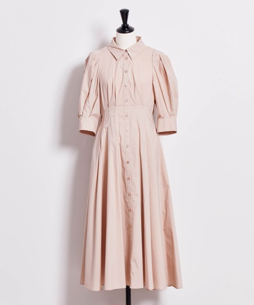 NOELA(ノエラ)の「ボリュームスリーブシャツワンピ(ワンピース・レディース・ライトグリーン/イエロー/オレンジ・M/S)」の19枚目の写真