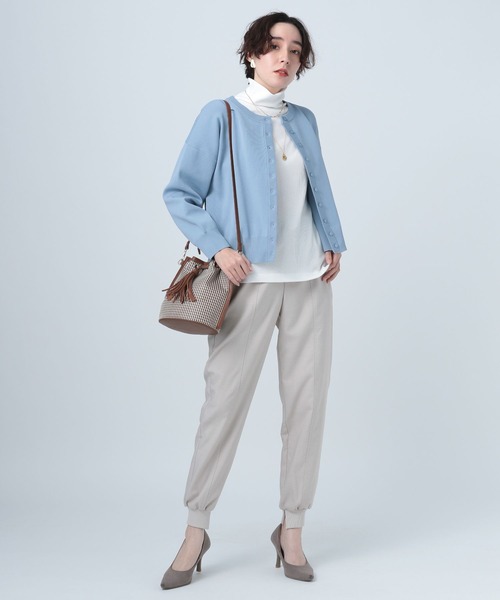 BAYFLOW（ベイフロー）の「ドロストJOGパンツ（その他パンツ・レディース・ライトグレー/ブラック/カーキ/ブルー・SMALL/MEDIUM）」の5枚目の写真