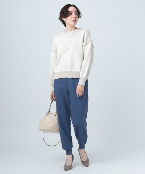 BAYFLOW（ベイフロー）の「ドロストJOGパンツ（その他パンツ・レディース・ライトグレー/ブラック/カーキ/ブルー・SMALL/MEDIUM）」の19枚目の写真