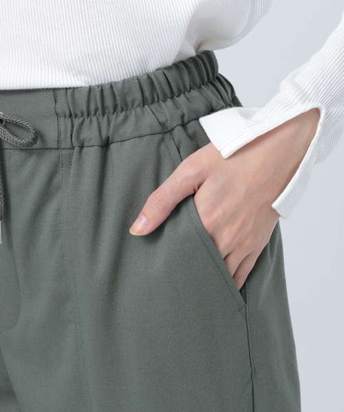 BAYFLOW（ベイフロー）の「ドロストJOGパンツ（その他パンツ・レディース・ライトグレー/ブラック/カーキ/ブルー・SMALL/MEDIUM）」の7枚目の写真