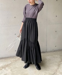 CAPRICIEUX LE'MAGE | ドッキングギャザーワンピース(ワンピース)