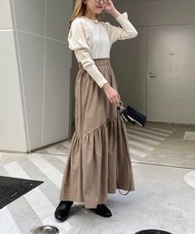 CAPRICIEUX LE'MAGE | ドッキングギャザーワンピース(ワンピース)