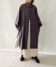 ECRIRE | 【陽コラボ】オーバーサイズステンカラーコート(ステンカラーコート)