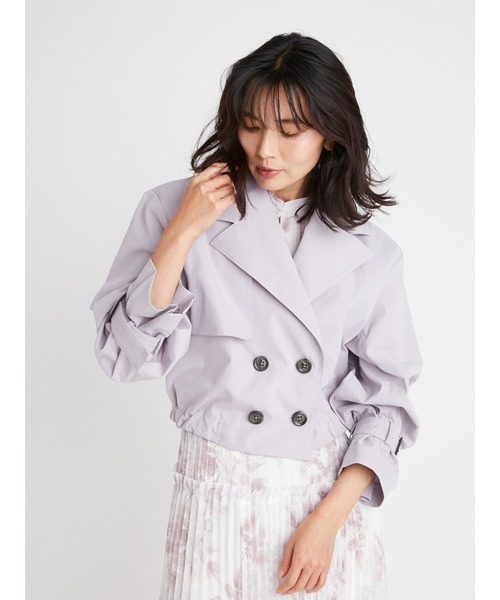 SNIDEL（スナイデル）の「ショートトレンチジャケット（トレンチコート