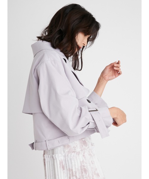 SNIDEL（スナイデル）の「ショートトレンチジャケット（トレンチコート