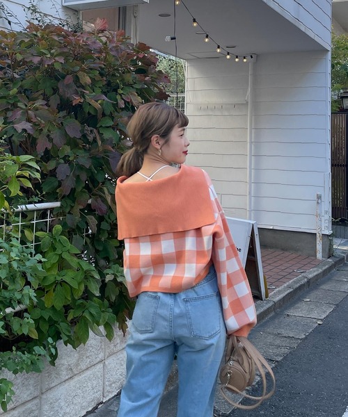 sheller シェリエ ブロックチェックキュロット