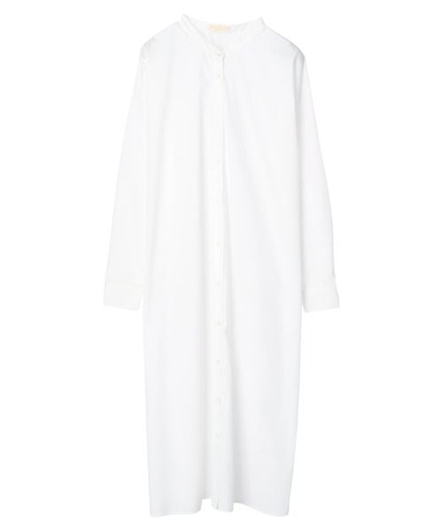 earth music&ecology（アースミュージックアンドエコロジー）の「SET2点透かし編ニットジレ＋シャツワンピース＊（ワンピース・レディース・ブラック/オフホワイト/カーキ・FREE）」の20枚目の写真