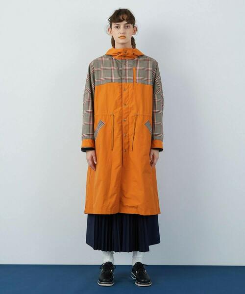 FRAPBOIS（フラボア）の「チェックモッズ コート（その他アウター