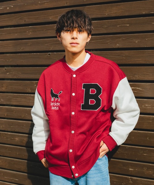 BROKEN BASE(ブロークンベース)の「スタジャンデザインカーディガン(カーディガン/ボレロ・メンズ・ブラック/レッド/グリーン・MEDIUM/LARGE)」の2枚目の写真