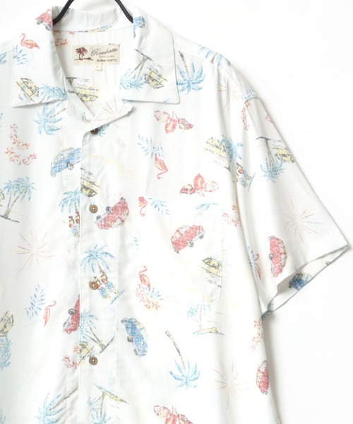 Lazar(ラザル)の「レーヨン オープンカラー アロハシャツ/総柄シャツ(シャツ/ブラウス・メンズ・ホワイト系その他/ブラック系その他/グリーン系その他/レッド系その他/ホワイト系その他2/ホワイト系その他3/ホワイト系その他4/ホワイト系その他5/ホワイト系その他6/ブラック系その他2/ブラック系その他3/ブラック系その他4/ブラック系その他5/ベージュ系その他2/ベージュ系その他3/グリーン系その他2/ブルー系その他2/ブルー系その他3/ブルー系その他4/ブルー系その他5/ブルー系その他6・LL/S/M/L)」の7枚目の写真