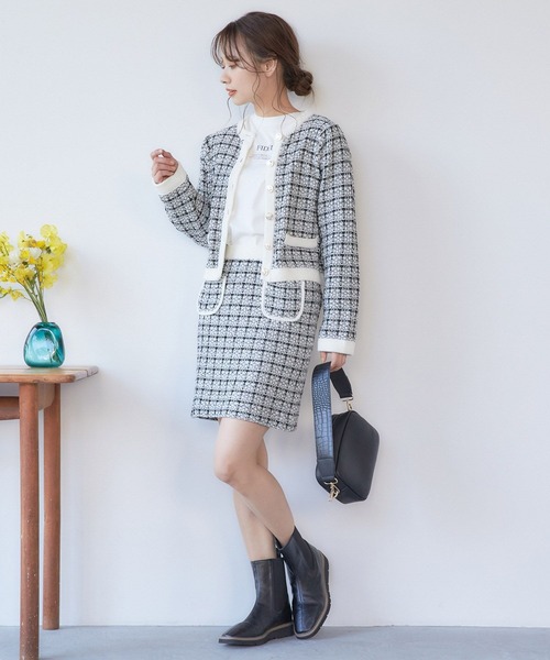 mysty woman（ミスティウーマン）の「太ベルトショルダーバッグ 273227（ショルダーバッグ・レディース・アイボリー/ブラック/ピンク・FREE）」の5枚目の写真