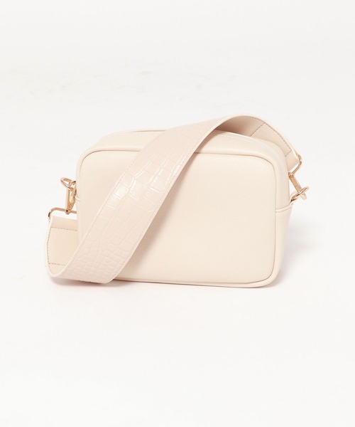 mysty woman（ミスティウーマン）の「太ベルトショルダーバッグ 273227（ショルダーバッグ・レディース・アイボリー/ブラック/ピンク・FREE）」の12枚目の写真