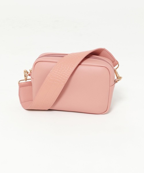 mysty woman（ミスティウーマン）の「太ベルトショルダーバッグ 273227（ショルダーバッグ・レディース・アイボリー/ブラック/ピンク・FREE）」の13枚目の写真