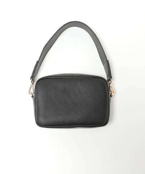 mysty woman（ミスティウーマン）の「太ベルトショルダーバッグ 273227（ショルダーバッグ・レディース・アイボリー/ブラック/ピンク・FREE）」の16枚目の写真