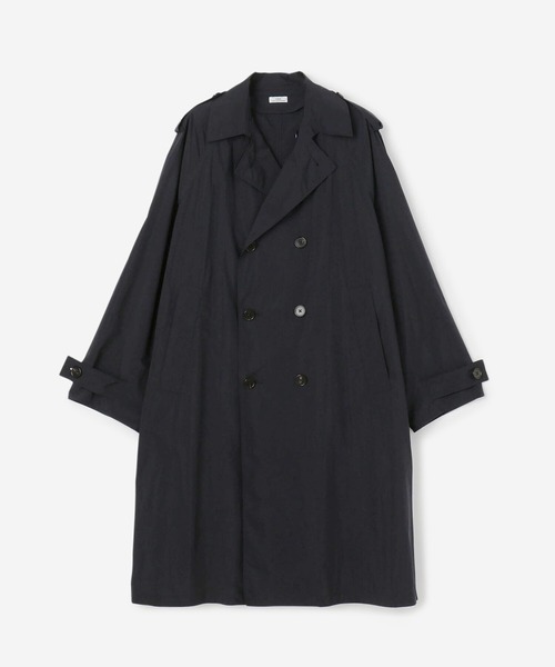 ★極美品★ZUCCAズッカ トレンチコートライナー付 ユニセックス ブラック TICCA（ティッカ）の「TICCA |〈別注〉トレンチコート MEN（トレンチ