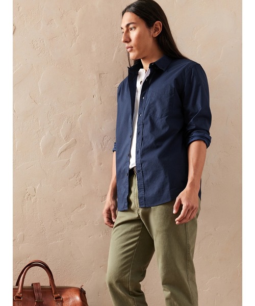 BANANA REPUBLIC FACTORY STORE（バナナリパブリック ファクトリーストア）の「BANANA REPUBLIC FACTORY STORE　　アンタックシャツ（シャツ/ブラウス・メンズ・ブラウン/オレンジ/ホワイト/ホワイト系その他/イエロー系その他/イエロー/ブルー/マルチ/ホワイト系その他2/ネイビー/ピンク/ブルー系その他/ブラック/ブルー系その他2/ブラック系その他/レッド/ブルー系その他3/ブラウン系その他2/その他/ブラウン系その他/ブルー系その他4/グレー/レッド系その他/ブラック系その他2/ブルー系その他5/オリーブ/ブルー系その他6/ストライプ/ブラック系その他3/その他1/アイボリー/ブラウン系その他3/チェック/パープル系その他/ホワイト系その他3・XL/L/M/S）」の16枚目の写真