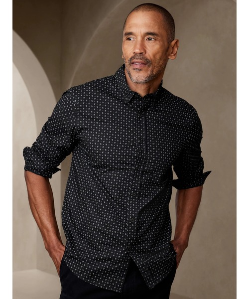 BANANA REPUBLIC FACTORY STORE（バナナリパブリック ファクトリーストア）の「BANANA REPUBLIC FACTORY STORE　　アンタックシャツ（シャツ/ブラウス・メンズ・ブラウン/オレンジ/ホワイト/ホワイト系その他/イエロー系その他/イエロー/ブルー/マルチ/ホワイト系その他2/ネイビー/ピンク/ブルー系その他/ブラック/ブルー系その他2/ブラック系その他/レッド/ブルー系その他3/ブラウン系その他2/その他/ブラウン系その他/ブルー系その他4/グレー/レッド系その他/ブラック系その他2/ブルー系その他5/オリーブ/ブルー系その他6/ストライプ/ブラック系その他3/その他1/アイボリー/ブラウン系その他3/チェック/パープル系その他/ホワイト系その他3・XL/L/M/S）」の9枚目の写真