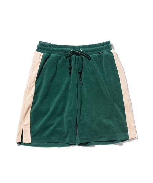 glamb（グラム）の「Old School Pile Shorts / オールドスクールパイルショーツ（その他パンツ・メンズ・パープル/グリーン/ブラック・S/L/M）」の3枚目の写真