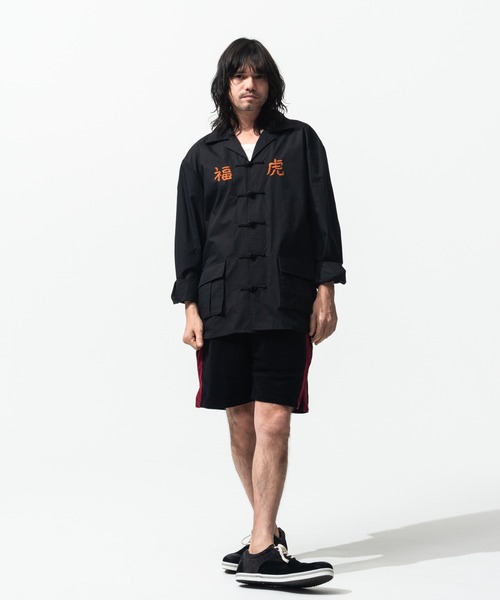 glamb（グラム）の「Old School Pile Shorts / オールドスクールパイルショーツ（その他パンツ・メンズ・パープル/グリーン/ブラック・S/L/M）」の7枚目の写真