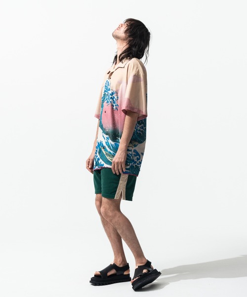 glamb（グラム）の「Old School Pile Shorts / オールドスクールパイルショーツ（その他パンツ・メンズ・パープル/グリーン/ブラック・S/L/M）」の11枚目の写真