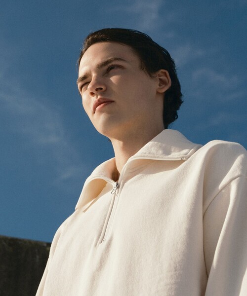 ✨美品✨ THE SHOP TK 【M】 ハーフジップスウェット カジュアル ✨美品✨ THE SHOP TK M スウェット ハーフジップ カジュアル