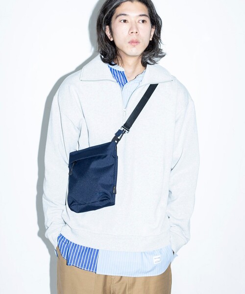 THE SHOP TK （ザ ショップ ティーケー ）の「◆ハーフジップスウェット（スウェット・メンズ・オフホワイト/ライトグレー/ベージュ・02/03）」の6枚目の写真