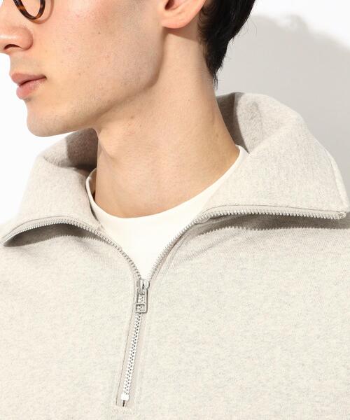 THE SHOP TK （ザ ショップ ティーケー ）の「◆ハーフジップスウェット（スウェット・メンズ・オフホワイト/ライトグレー/ベージュ・02/03）」の21枚目の写真