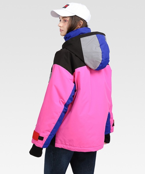 tommy jeans（トミー ジーンズ）の「カラーブロックジャケット（ブルゾン・レディース・マルチ・SMALL/LARGE/X-SMALL）」の3枚目の写真