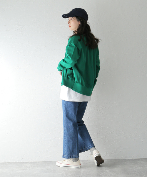 FARAH(ファーラー)の「【FARAH/ファーラー】Flare Pants:デニムパンツ(デニムパンツ・レディース・ネイビー/アイボリー・26/28)」の6枚目の写真