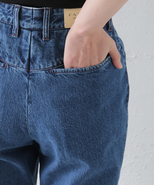 FARAH(ファーラー)の「【FARAH/ファーラー】Flare Pants:デニムパンツ(デニムパンツ・レディース・ネイビー/アイボリー・26/28)」の13枚目の写真